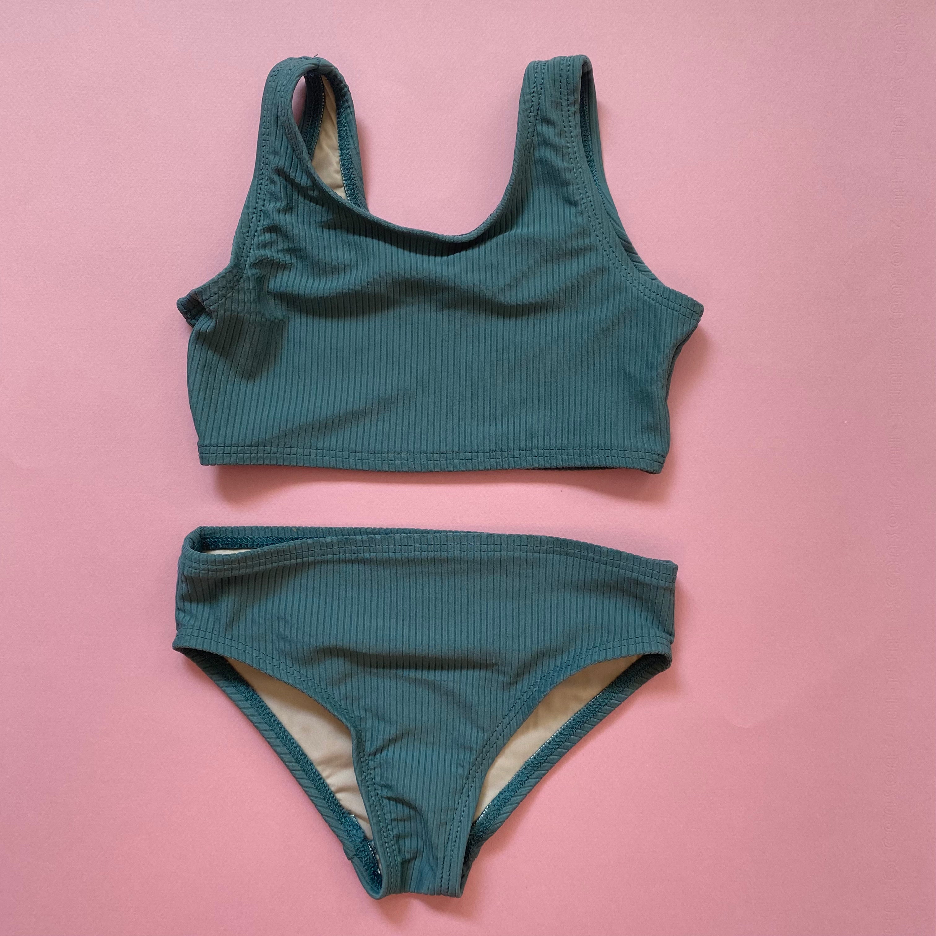 Cupshe emerald velvet solid 2025 bikini