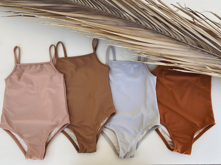 SAMPLE: Strappy One Piece Swimsuit, Sunkissed (FINAL SALE)