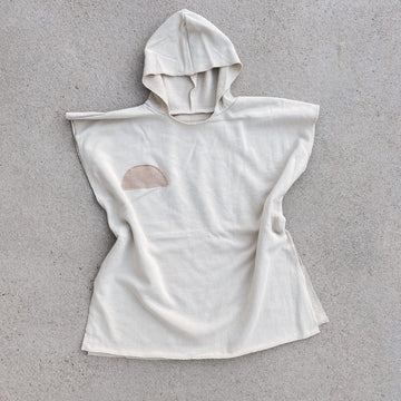 Organic Hooded Cover Up, Sand