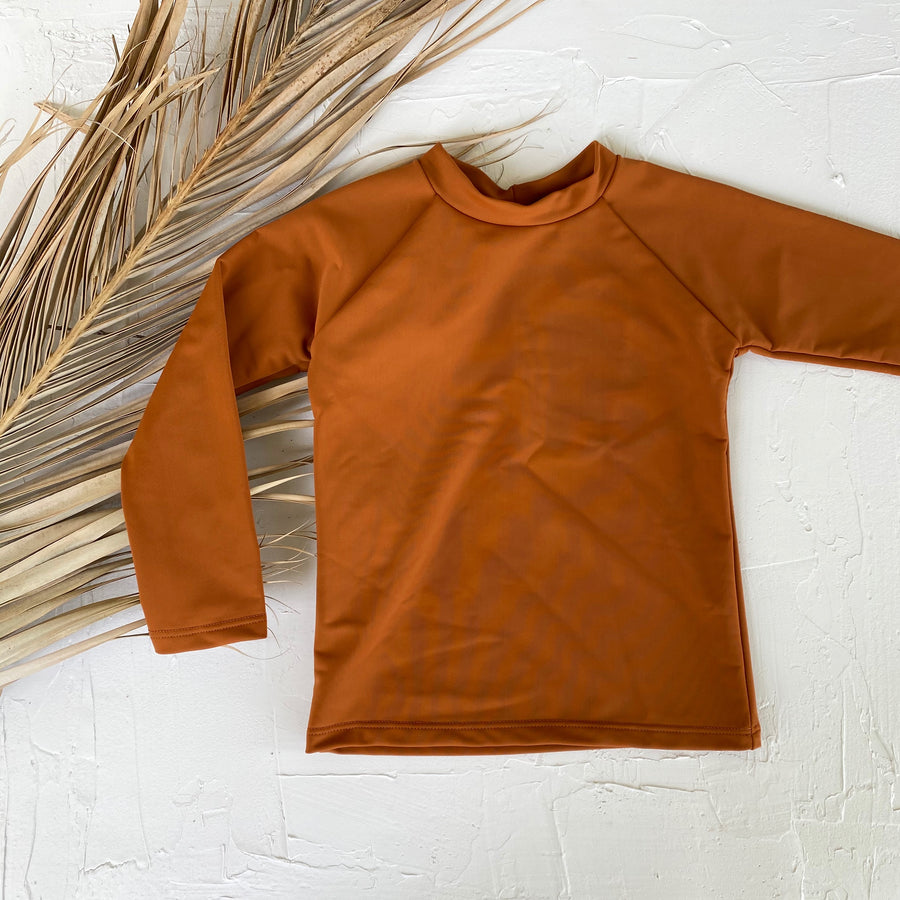 Bronze Rash Rash Guard, Bronze – June Park